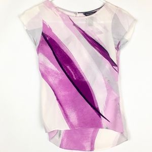 White House Black Market Silk Blouse XXS